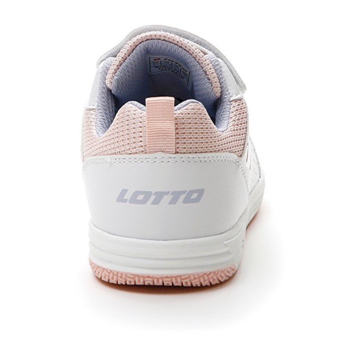 Zapatillas Deportivas Lotto Set Ace AMF XVIII CL S Niños Blancas Coral Claro | RV605310T7