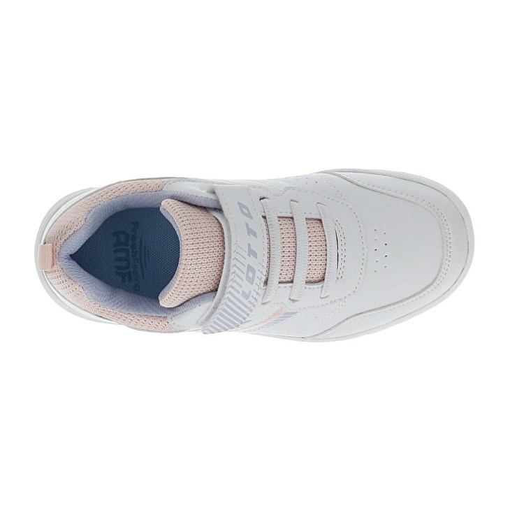 Zapatillas Deportivas Lotto Set Ace AMF XVIII CL S Niños Blancas Coral Claro | RV605310T7