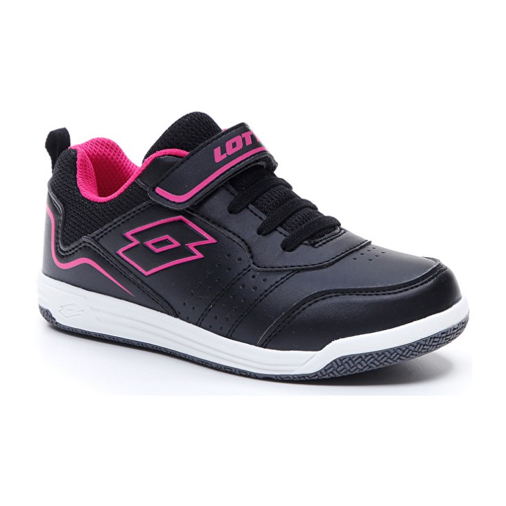 Zapatillas Deportivas Lotto Set Ace AMF Xiv CL SL Niños Negras Fucsia | XB773567L0
