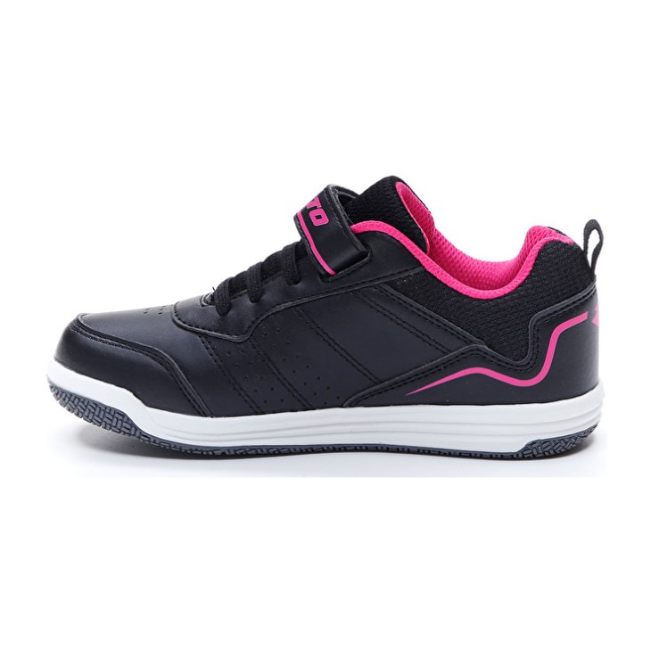 Zapatillas Deportivas Lotto Set Ace AMF Xiv CL SL Niños Negras Fucsia | XB773567L0