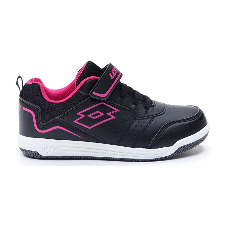 Zapatillas Deportivas Lotto Set Ace AMF Xiv CL SL Niños Negras Fucsia | XB773567L0