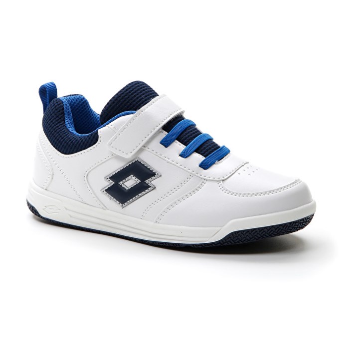 Zapatillas Deportivas Lotto Set Ace AMF XIX 1 CL S Niños Blancas Azules | BN862466R4