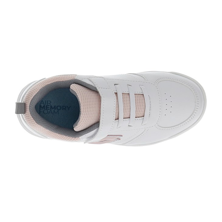 Zapatillas Deportivas Lotto Set Ace AMF XIX 1 CL S Niños Blancas Coral Claro Gris | AR921582M5