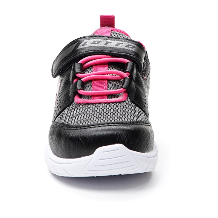 Zapatillas Deportivas Lotto Spacelite AMF INF S Niños Negras Gris Rosas | SY286858P1