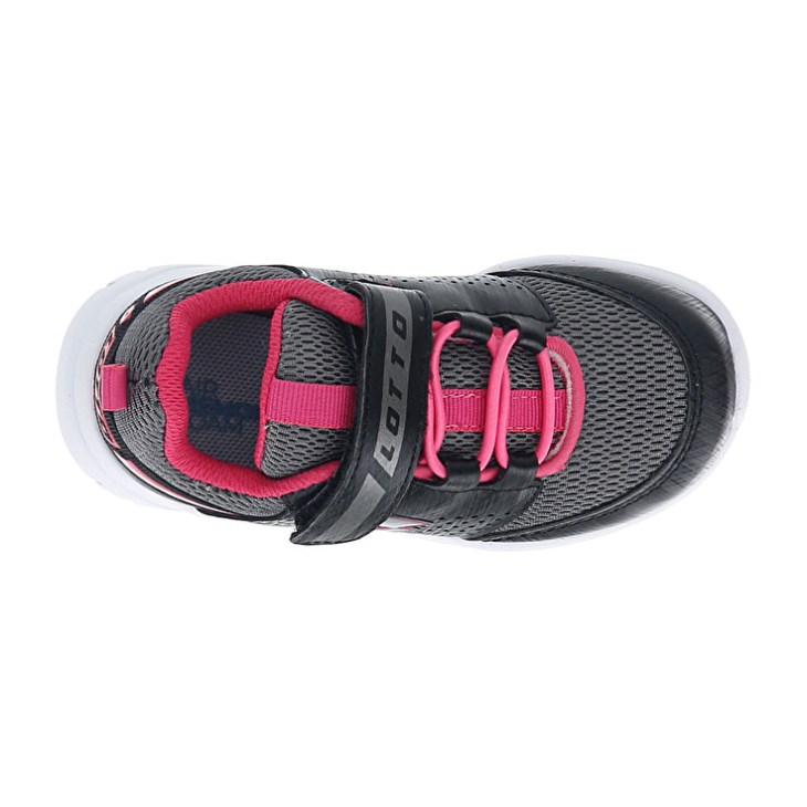 Zapatillas Deportivas Lotto Spacelite AMF INF S Niños Negras Gris Rosas | SY286858P1