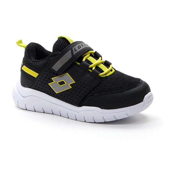 Zapatillas Deportivas Lotto Spacelite AMF INF S Niños Negras Amarillo | RZ926432G3