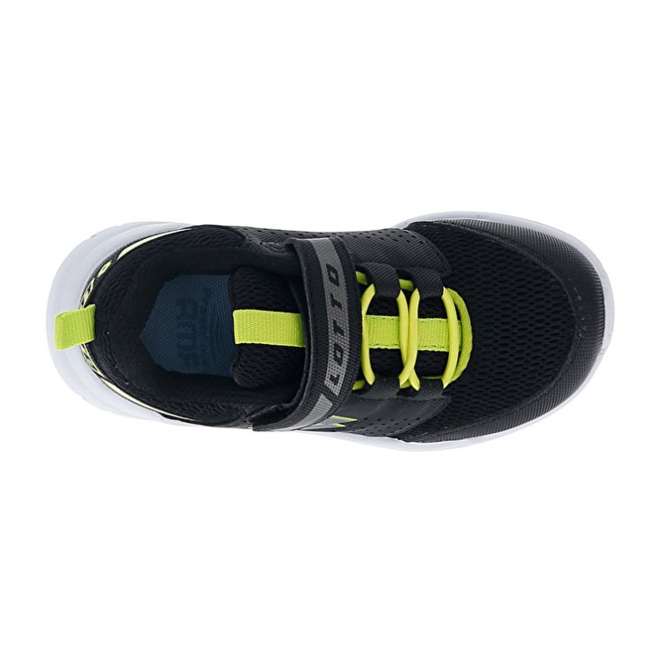 Zapatillas Deportivas Lotto Spacelite AMF INF S Niños Negras Amarillo | RZ926432G3