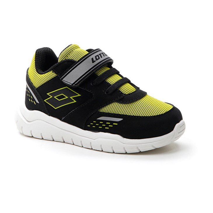 Zapatillas Deportivas Lotto Spacelite AMF 2 II INF S Niños Negras Verde | BB162696S5