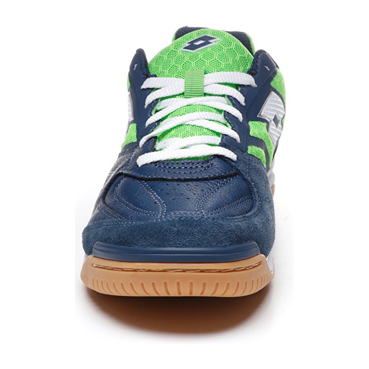 Zapatillas Fútbol Sala Lotto Tacto 200 IV Hombre Azul Marino Azules Verde | GY550905L6