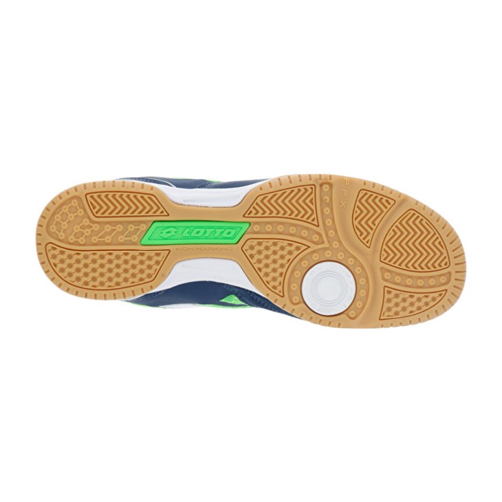 Zapatillas Fútbol Sala Lotto Tacto 200 IV Hombre Azul Marino Azules Verde | GY550905L6
