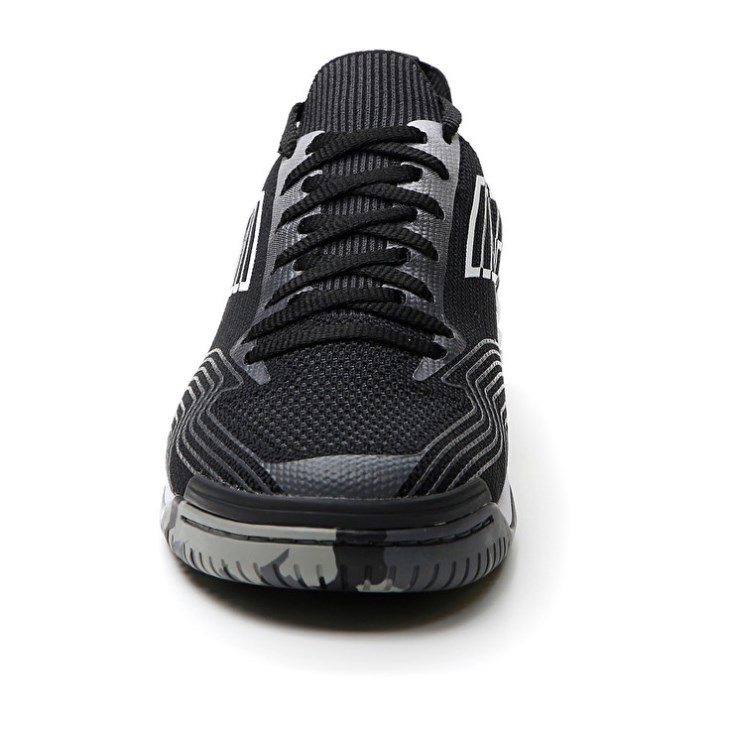 Zapatillas Fútbol Sala Lotto Tacto 250 ID Hombre Negras Blancas Gris | TM710581F3
