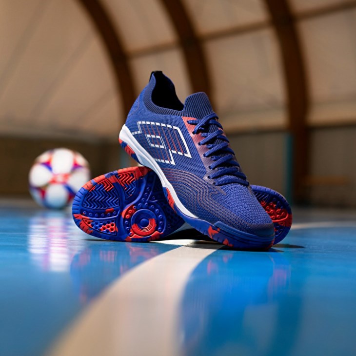 Zapatillas Fútbol Sala Lotto Tacto 250 ID Hombre Azules Blancas Rojas | LE915711I7