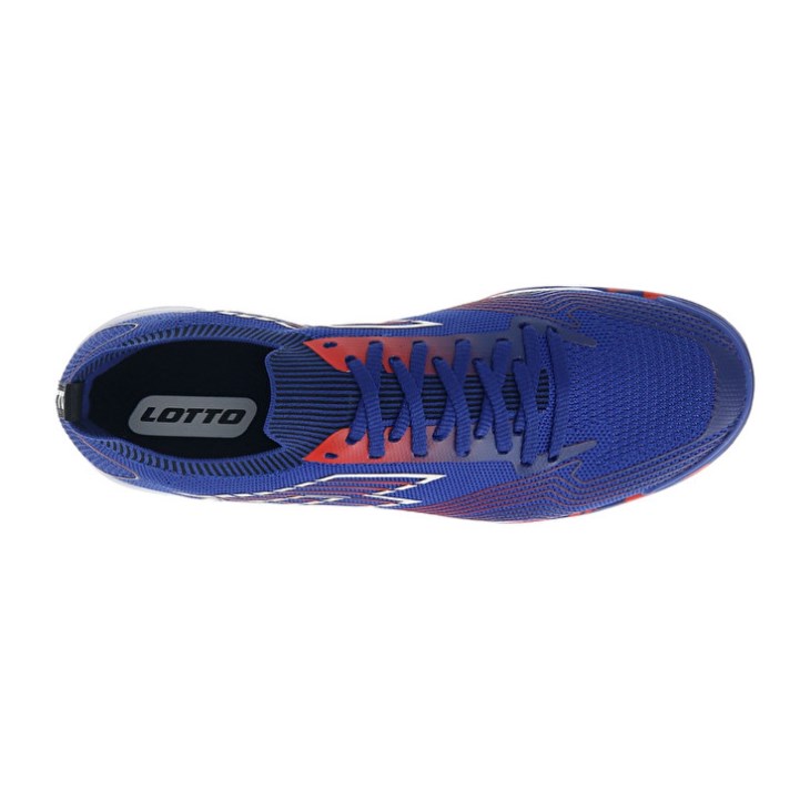 Zapatillas Fútbol Sala Lotto Tacto 250 TF Hombre Azules Blancas Rojas | EG194759R2