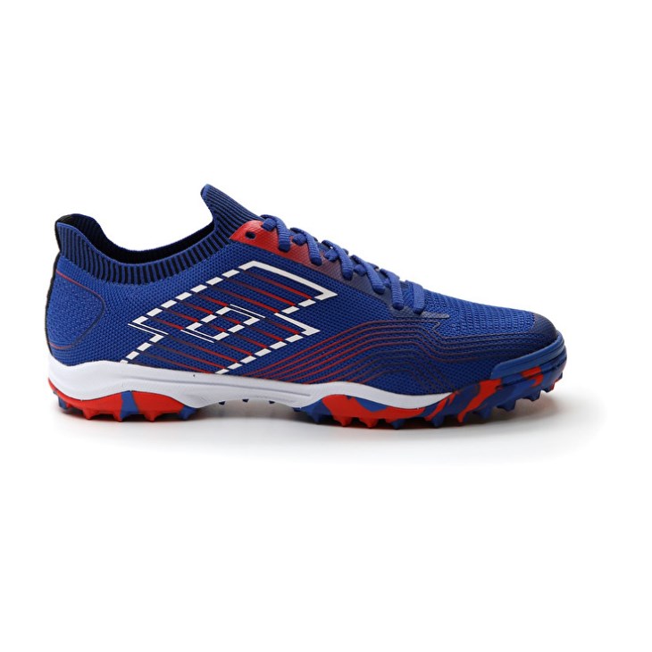 Zapatillas Fútbol Sala Lotto Tacto 250 TF Hombre Azules Blancas Rojas | EG194759R2