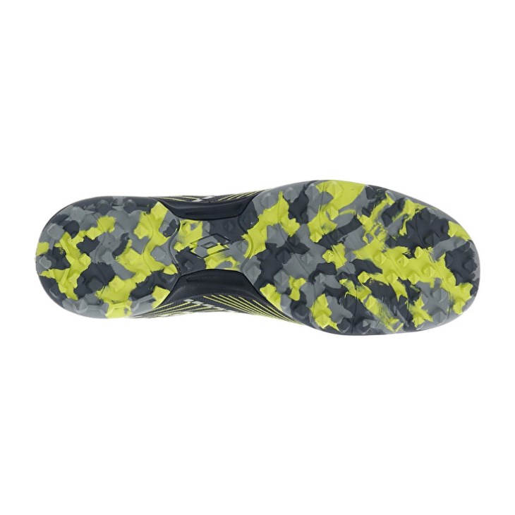 Zapatillas Fútbol Sala Lotto Tacto 250 TF Hombre Gris Oscuro Plateadas Verde | VG821852J7
