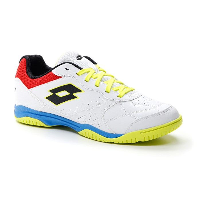 Zapatillas Fútbol Sala Lotto Tacto 300 VII ID Hombre Blancas Amarillo | WO633643C8