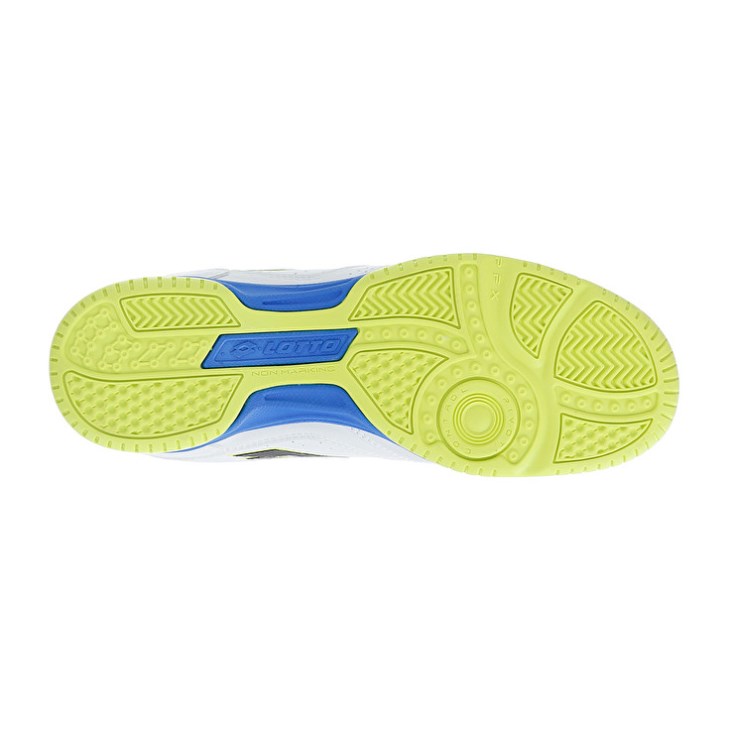 Zapatillas Fútbol Sala Lotto Tacto 300 VII ID Hombre Blancas Amarillo | WO633643C8