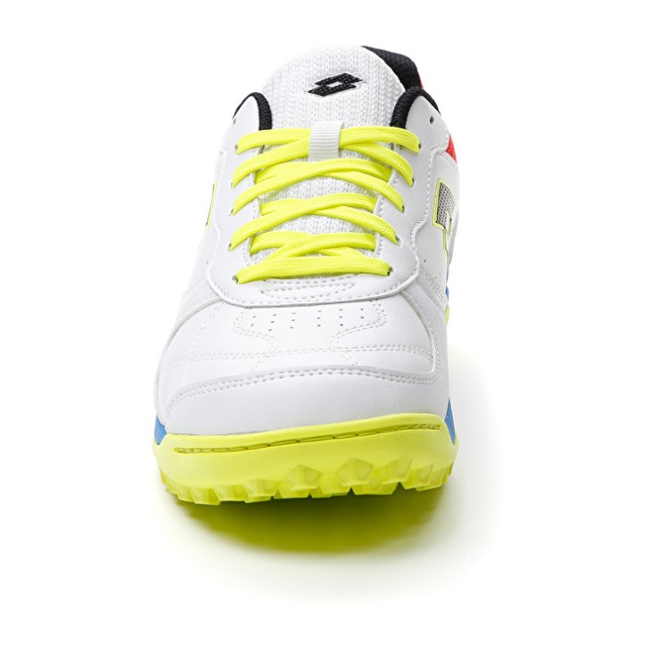 Zapatillas Fútbol Sala Lotto Tacto 300 VII TF Hombre Blancas Amarillo | XA551135G2