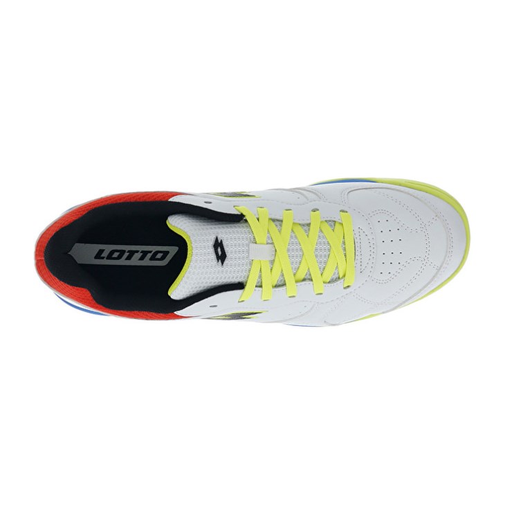 Zapatillas Fútbol Sala Lotto Tacto 300 VII TF Hombre Blancas Amarillo | XA551135G2