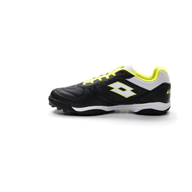 Zapatillas Fútbol Sala Lotto Tacto 300 VII TF Hombre Negras Blancas Verde | QO350715Z9