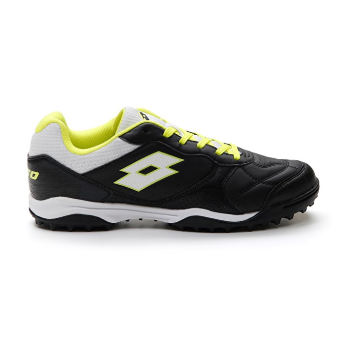 Zapatillas Fútbol Sala Lotto Tacto 300 VII TF Hombre Negras Blancas Verde | QO350715Z9