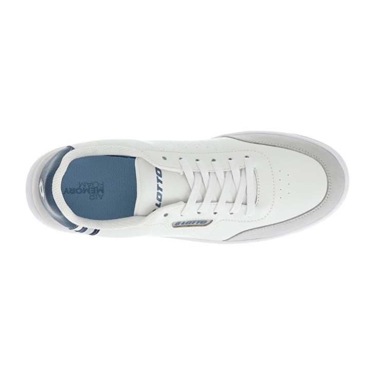 Zapatillas Lotto 1973 1 AMF Hombre Blancas Azules Gris | DO079657S7