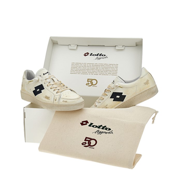 Zapatillas Lotto Autograph 50 YRS Hombre Creme | TF354025W8