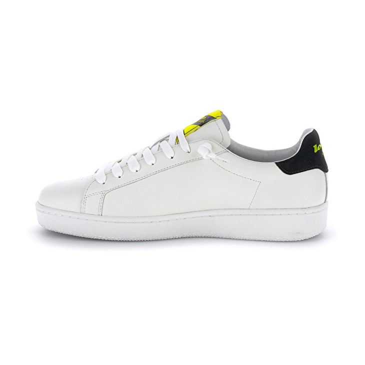 Zapatillas Lotto Autograph Fluo Hombre Blancas Amarillo Negras | VT060436N7