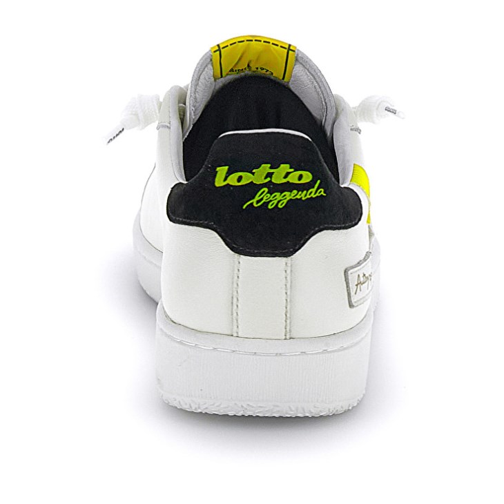 Zapatillas Lotto Autograph Fluo Hombre Blancas Amarillo Negras | VT060436N7