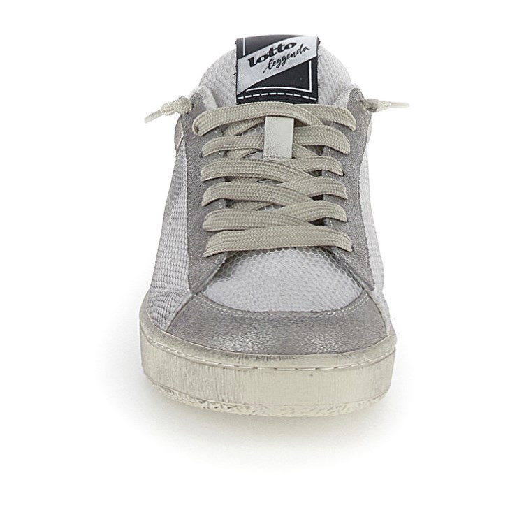 Zapatillas Lotto Autograph Grid 1 Hombre Blancas Gris Oscuro Plateadas | ZV975257F7