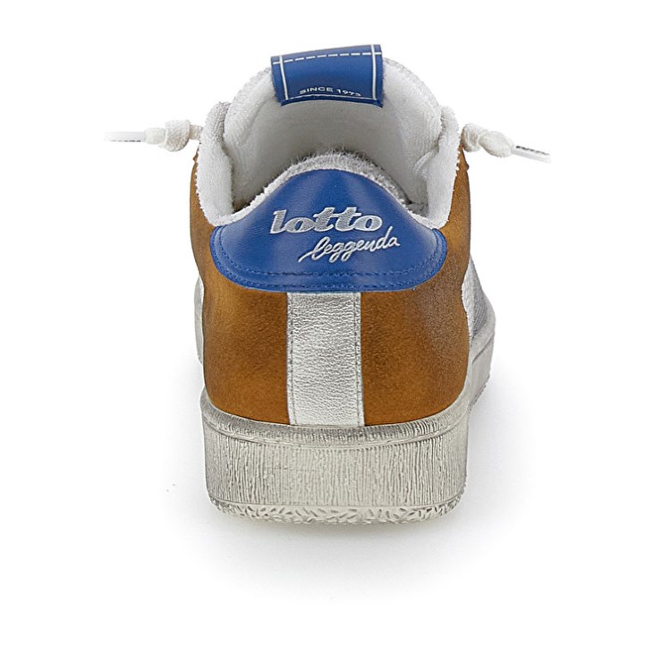 Zapatillas Lotto Autograph Grid 2 Hombre Blancas Amarillo Azules | XE179467B5
