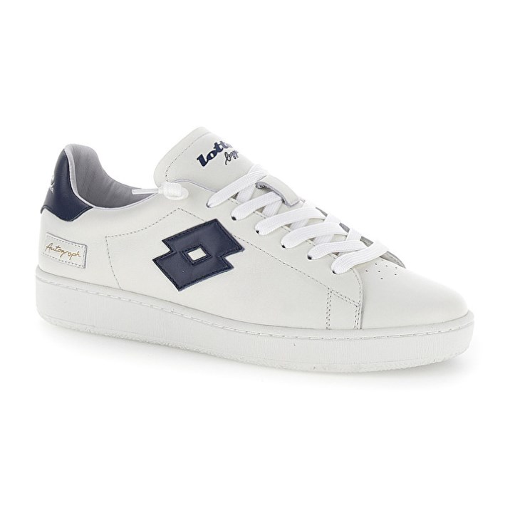 Zapatillas Lotto Autograph Hombre Blancas Azules | LP690649F7