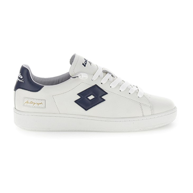 Zapatillas Lotto Autograph Hombre Blancas Azules | LP690649F7