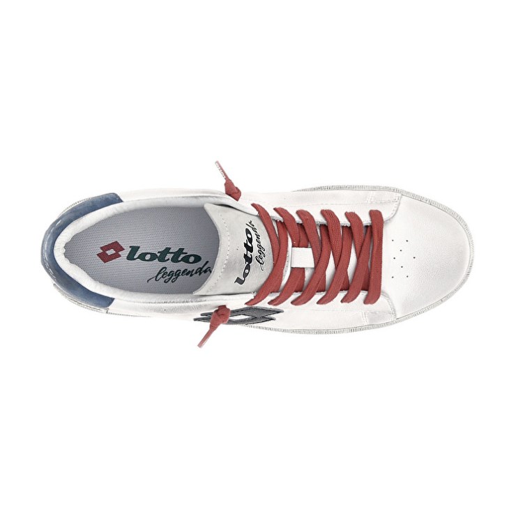 Zapatillas Lotto Autograph Legend 1 Hombre Blancas Negras Gris | KV161946N3