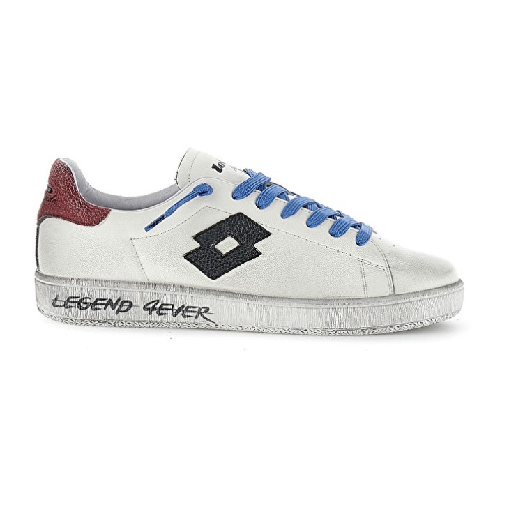 Zapatillas Lotto Autograph Legend 2 Hombre Blancas Negras Rojas | MM390819N3