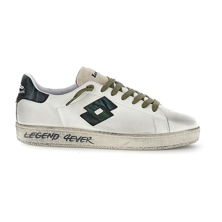 Zapatillas Lotto Autograph Legend 3 Hombre Blancas Azules Oscuro Marrones | VE667786W0