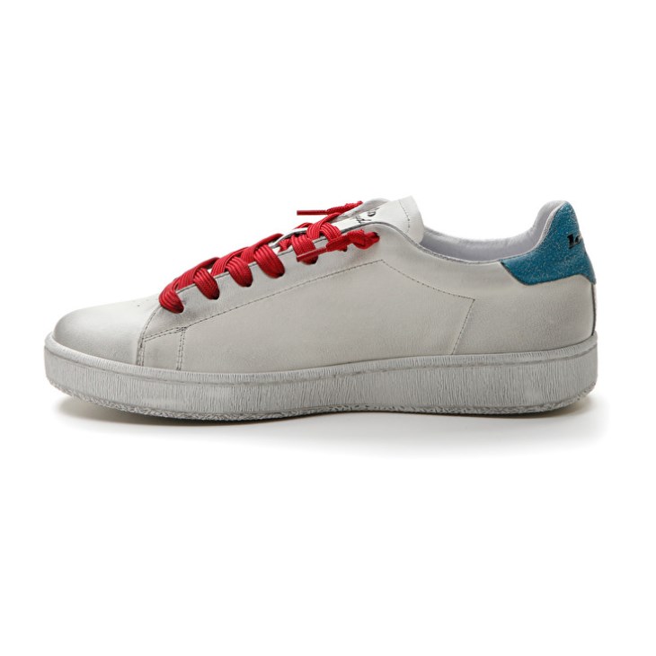 Zapatillas Lotto Autograph Legend Hombre Blancas Negras Azules | XW071207L5
