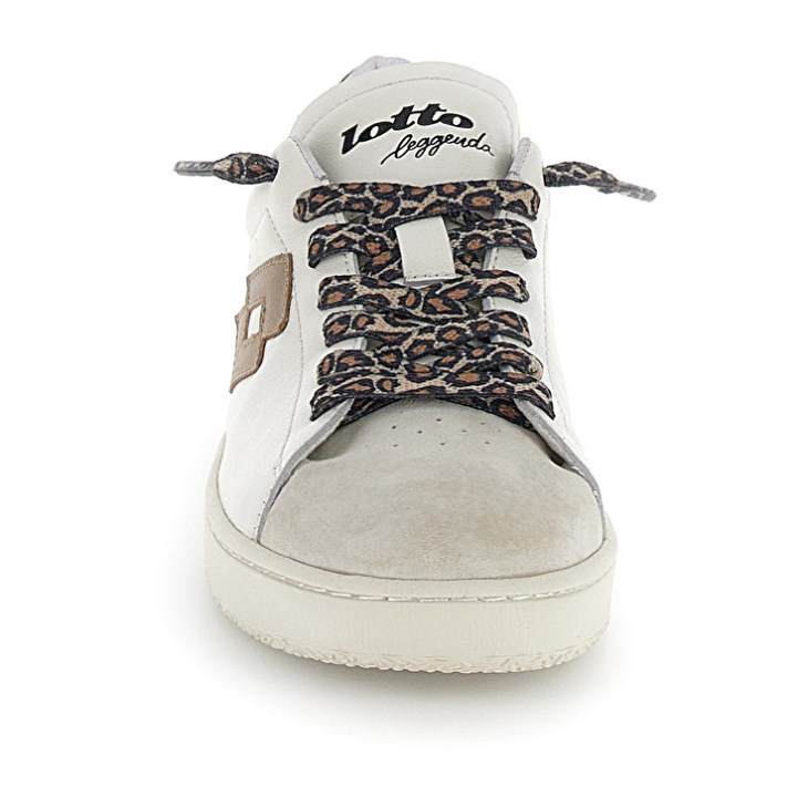 Zapatillas Lotto Autograph Leo Lace W Mujer Blancas Doradas | TP016081G6