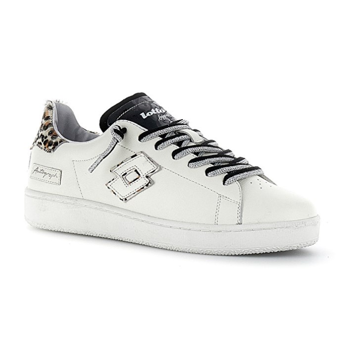 Zapatillas Lotto Autograph Leopard W Mujer Blancas Negras Marrones | BY060776U6