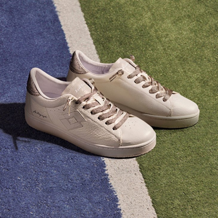 Zapatillas Lotto Autograph Pearl W Mujer Blancas Doradas | AQ182928Y6