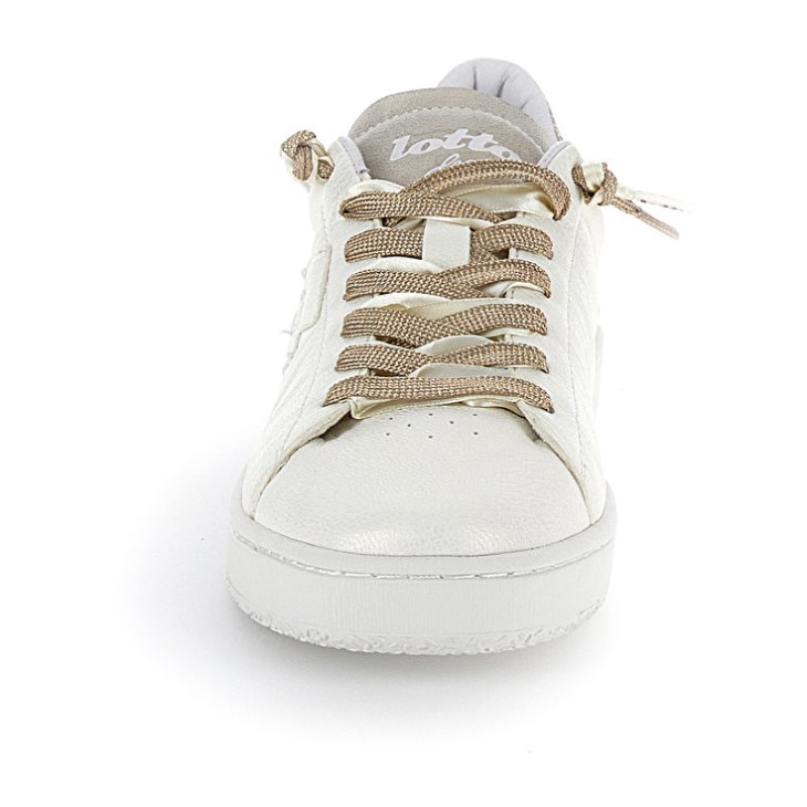 Zapatillas Lotto Autograph Pearl W Mujer Blancas Doradas | AQ182928Y6