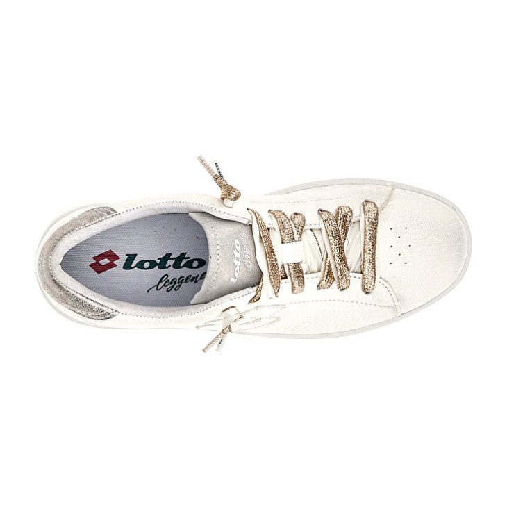 Zapatillas Lotto Autograph Pearl W Mujer Blancas Doradas | AQ182928Y6