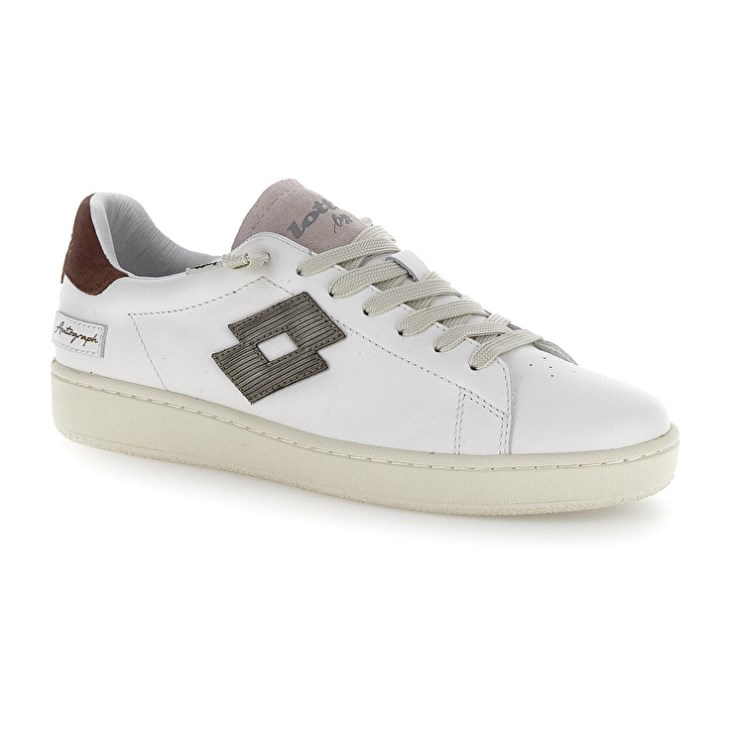 Zapatillas Lotto Autograph Stripes 2 Hombre Blancas | QX306260A7