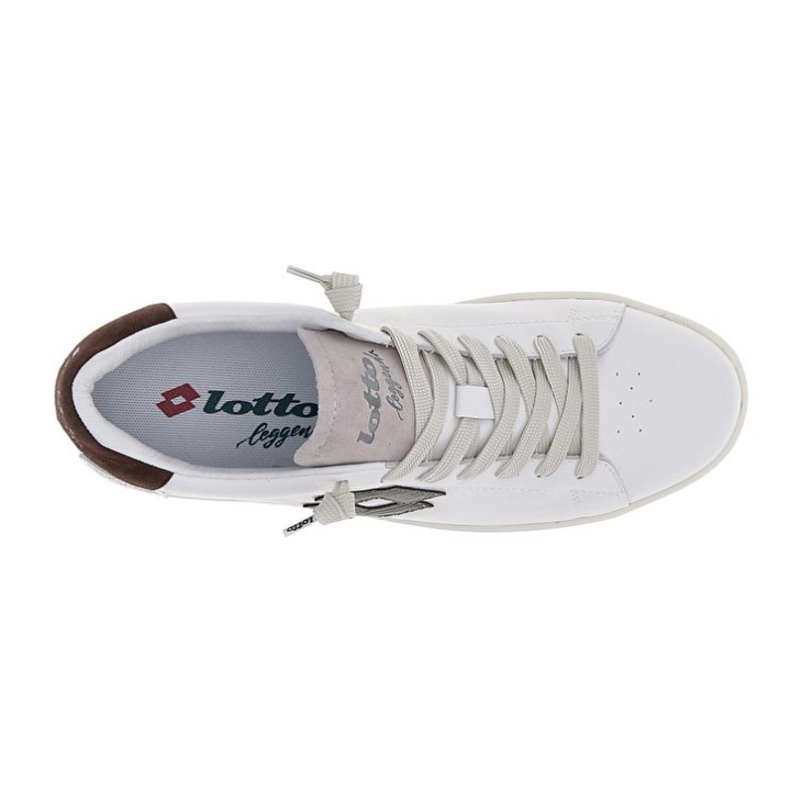 Zapatillas Lotto Autograph Stripes 2 Hombre Blancas | QX306260A7