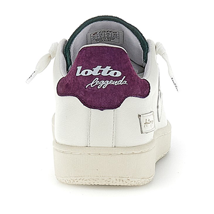 Zapatillas Lotto Autograph Suede Hombre Blancas Moradas Verde Menta | VT652135L4