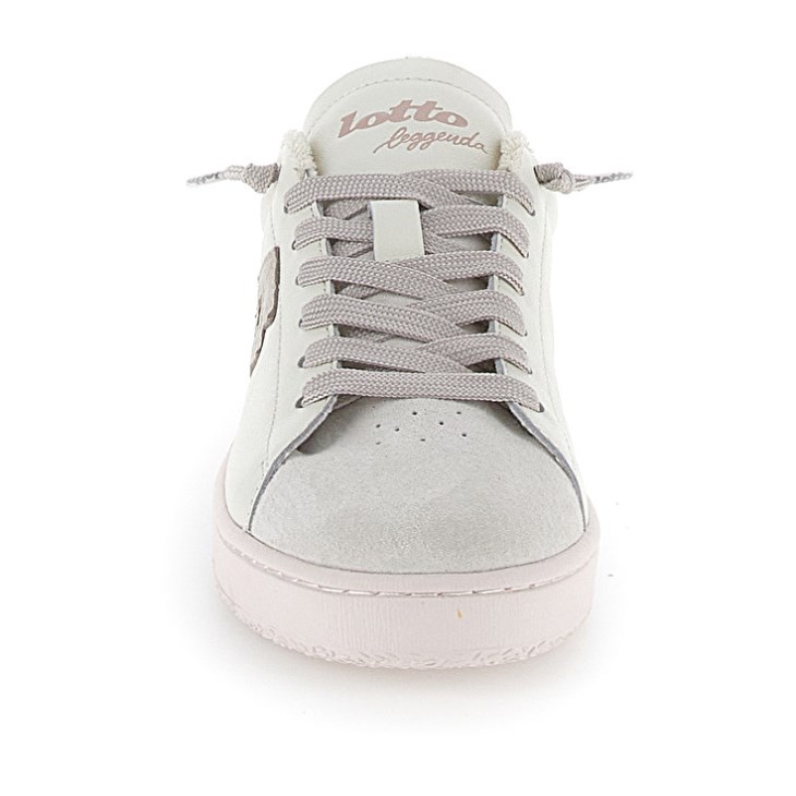 Zapatillas Lotto Autograph Suede W Mujer Blancas Plateadas | NT321422P6