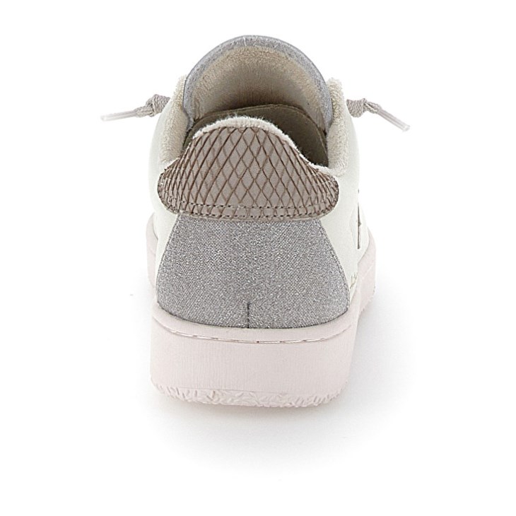 Zapatillas Lotto Autograph Suede W Mujer Blancas Plateadas | NT321422P6