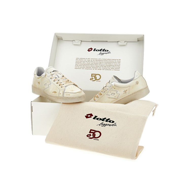Zapatillas Lotto Autograph W 50 YRS Mujer Creme | AW167706W2