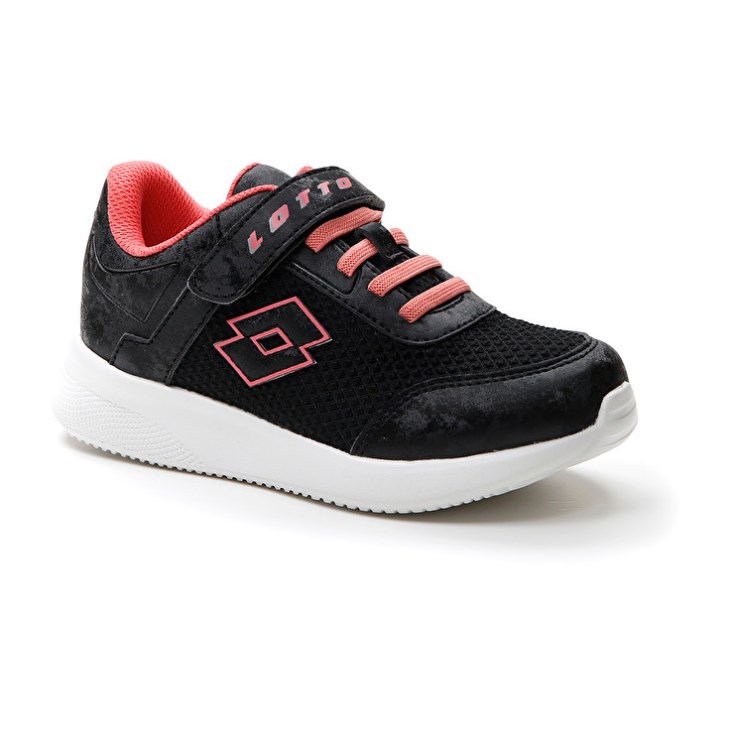 Zapatillas Lotto Evolite AMF III CL S Niños Negras Coral | MA186188L1