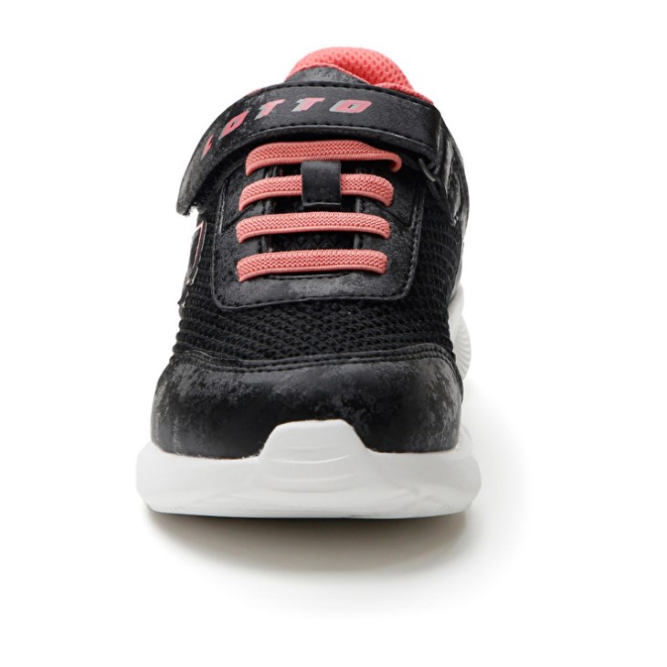 Zapatillas Lotto Evolite AMF III CL S Niños Negras Coral | MA186188L1